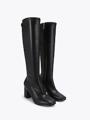 Carvela Black Strut Knee High Boots - Imagem 2 de 4