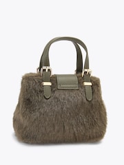 Carvela Green Maria Micro Fur Bag - Image 2 of 4