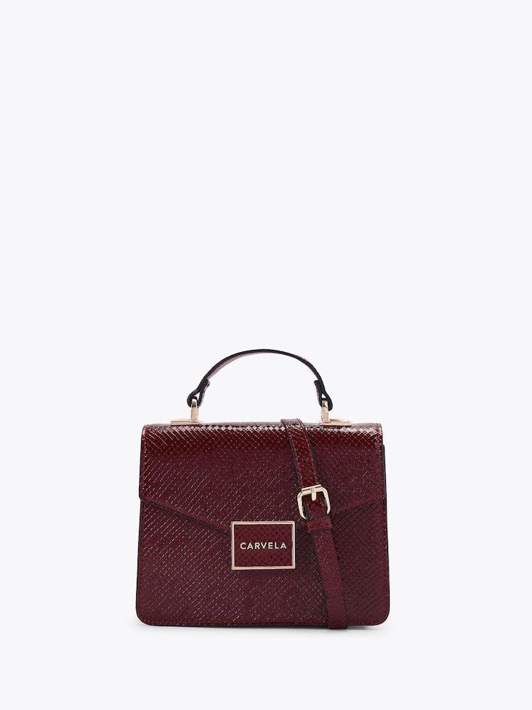 Carvela Red Jessica Top Handle Bag - Imagen 1 de 4