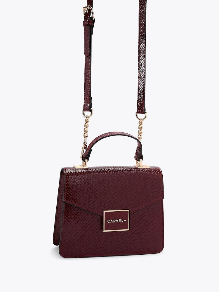 Carvela Red Jessica Top Handle Bag - Imagen 2 de 4