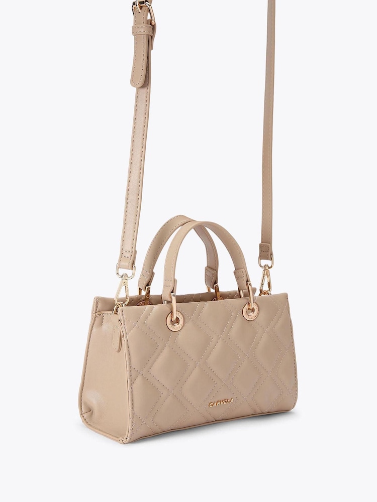 Carvela Rosa East West Nude Bag - Image 2 of 4