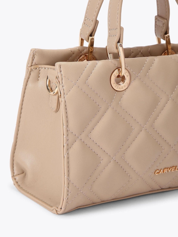 Carvela Rosa East West Nude Bag - Image 4 of 4