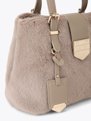 Carvela Maria Mini Fur Nude Bag - Image 4 of 4