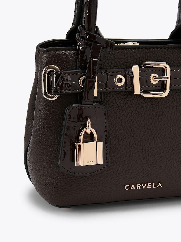Carvela Maria Micro Belt Brown Bag - Image 4 of 4 Carvela Maria Micro Belt Brown Bag - Image 4 of 4