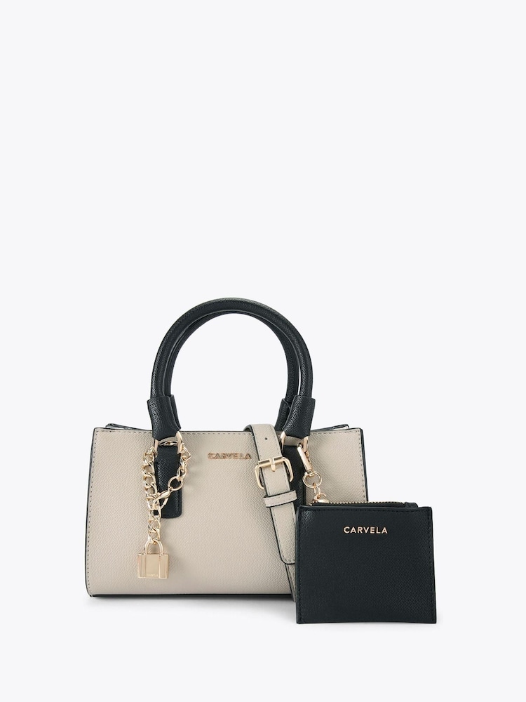 Carvela Latte East-West Brown Bag - Image 1 of 4