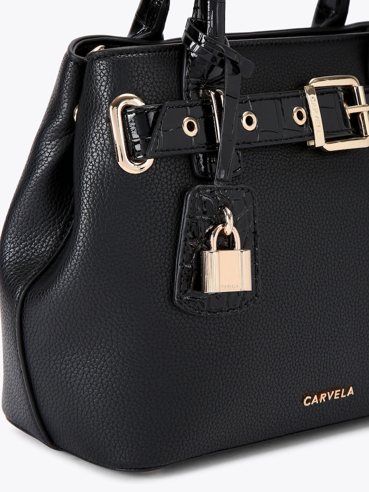 Carvela Maria Mini Belt Black Bag - Image 4 of 4