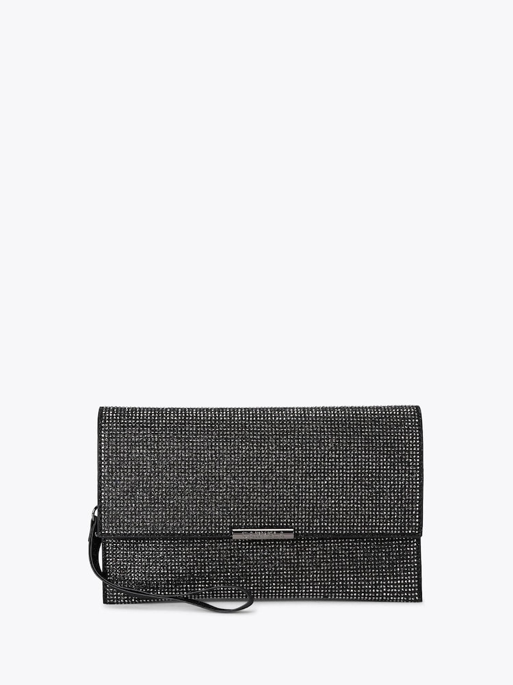Carvela Silver Caterina Clutch Bag - Image 1 of 4