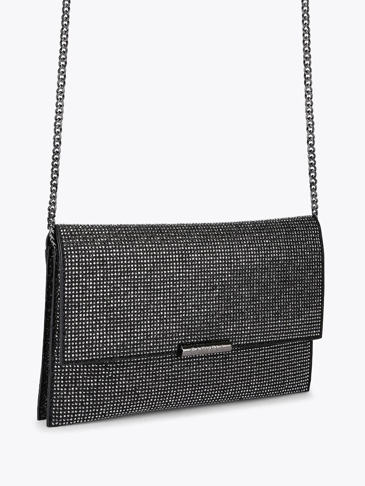 Carvela Silver Caterina Clutch Bag - Image 2 of 4