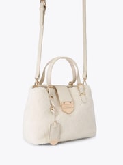Carvela Maria Mini Fur White Bag - Image 2 of 4