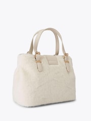 Carvela Maria Mini Fur White Bag - Image 3 of 4