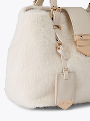 Carvela Maria Mini Fur White Bag - Image 4 of 4