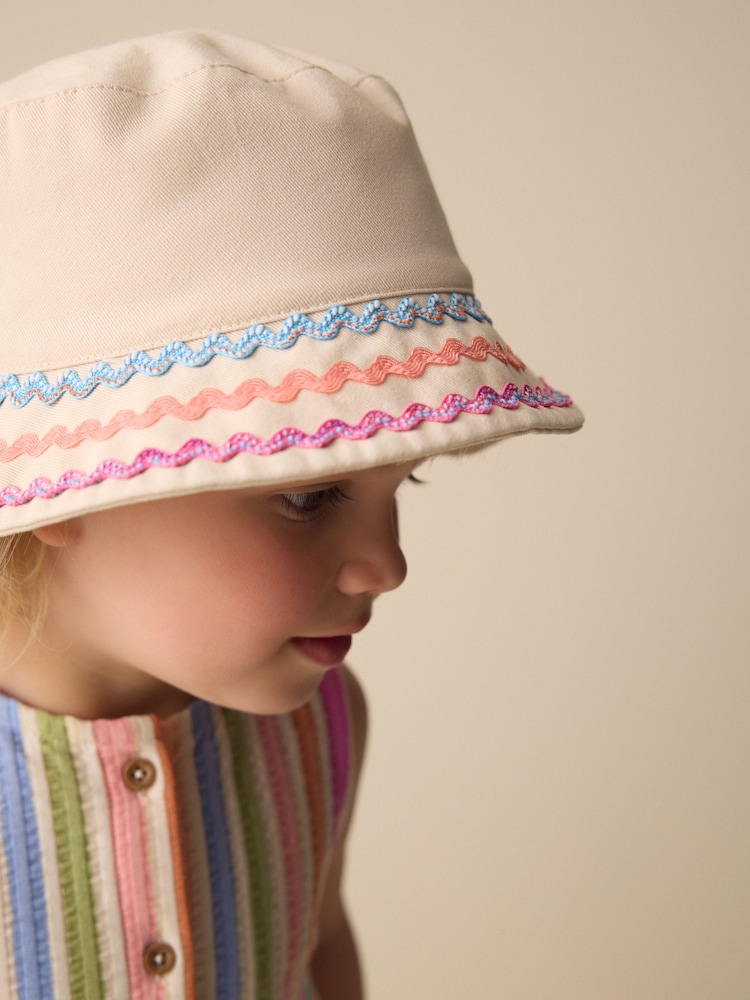 Cream Bucket Hat (3mths-16yrs) - Image 2 of 5