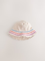Cream Bucket Hat (3mths-16yrs) - Image 3 of 5