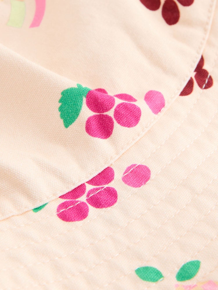 Pink Fruit Pattern Bucket Hat (3mths-13yrs) - Image 4 of 4
