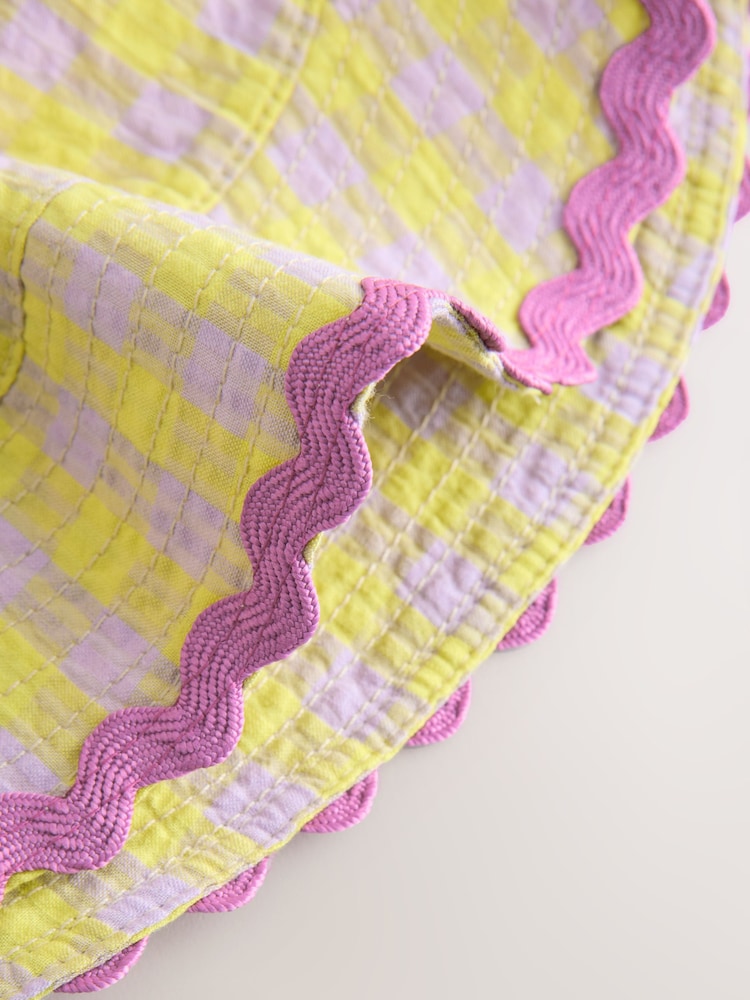 Yellow/Purple Bucket Hat (3mths-16yrs) - Image 3 of 3 Yellow/Purple Bucket Hat (3mths-16yrs) - Image 3 of 3