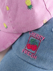 Pink Fruit/Blue Cherry Caps 2 Pack (1-13yrs) - Image 3 of 4