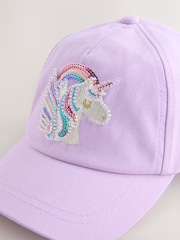 بنفسجي فاتح وحيد القرن - قبعة (1-16 سنة) - صورة 6 من 7