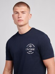 Jack Wills Blue Sporting Goods Graphic T-Shirt - Image 3 of 4