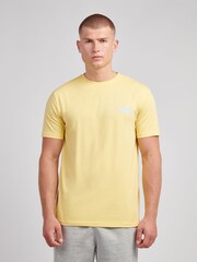 Jack Wills Yellow Chest Graphic T-Shirt - Image 1 of 3
