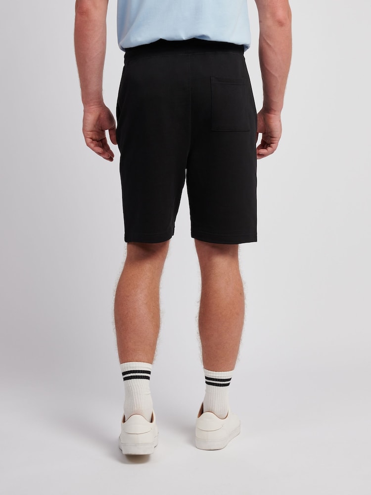 Jack Wills Black Sports Team Loopback Shorts - Image 2 of 4 Jack Wills Black Sports Team Loopback Shorts - Image 2 of 4