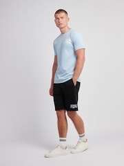 Jack Wills Black Sports Team Loopback Shorts - Image 3 of 4