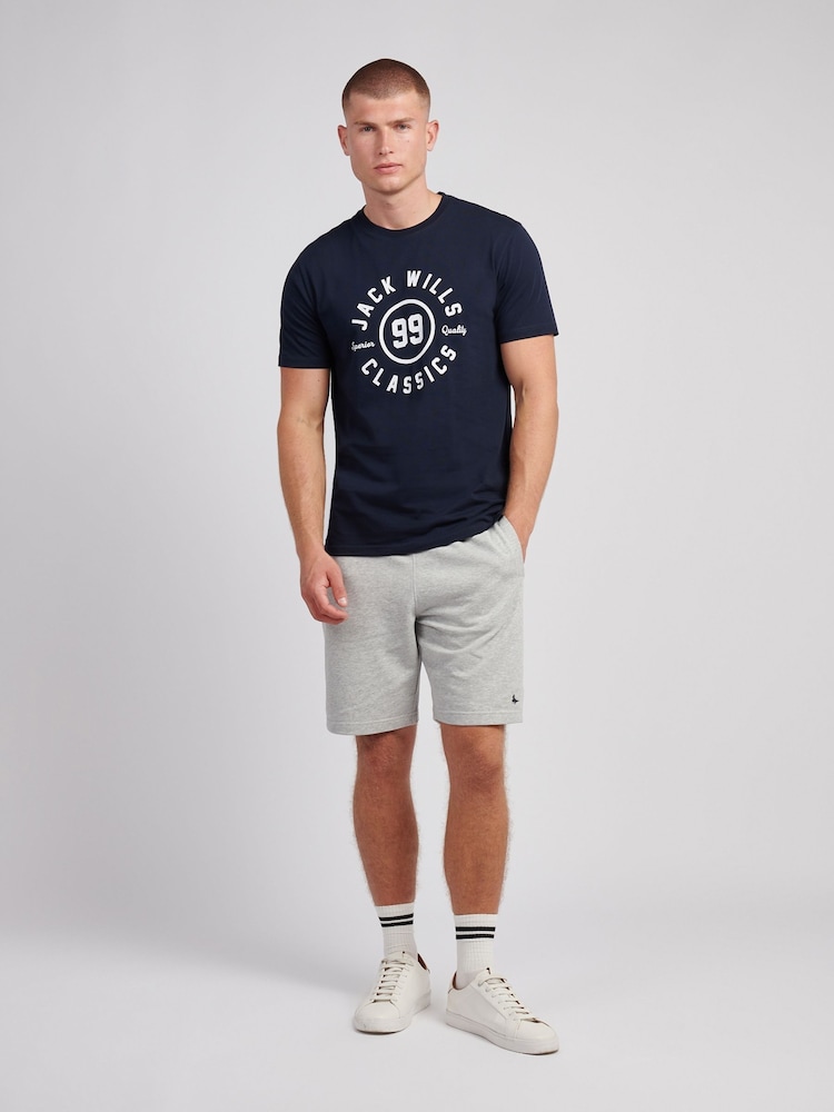 Jack Wills Blue Ringer Graphic T-Shirt - Image 2 of 3 Jack Wills Blue Ringer Graphic T-Shirt - Image 2 of 3