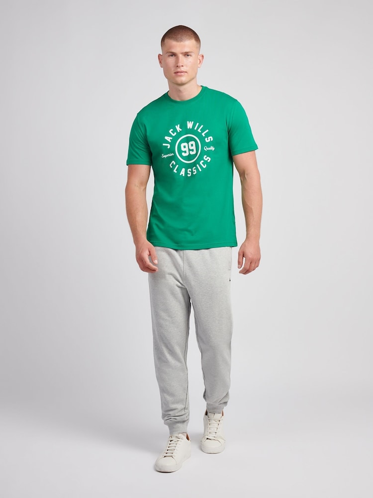 Jack Wills Green Ringer Graphic T-Shirt - Image 3 of 3 Jack Wills Green Ringer Graphic T-Shirt - Image 3 of 3