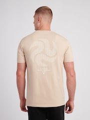 Jack Wills Nude Swirl Graphic T-Shirt - Image 2 of 4