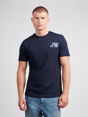 Jack Wills Blue Sports Club T-Shirt - Image 1 of 4