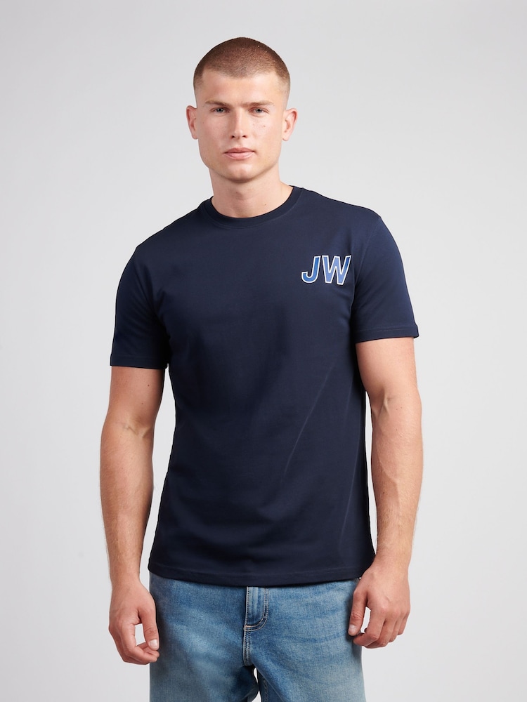 Jack Wills Blue Sports Club T-Shirt - Image 1 of 4 Jack Wills Blue Sports Club T-Shirt - Image 1 of 4