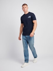 Jack Wills Blue Sports Club T-Shirt - Image 3 of 4