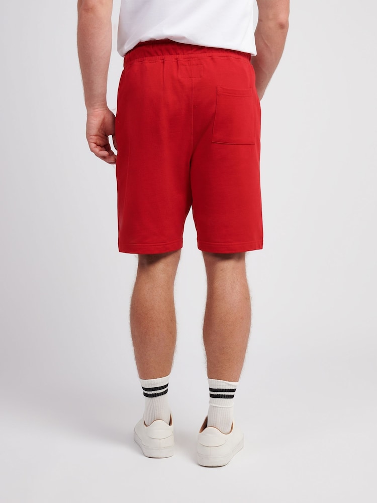 Jack Wills Red Sports Team Loopback Shorts - Image 2 of 4 Jack Wills Red Sports Team Loopback Shorts - Image 2 of 4