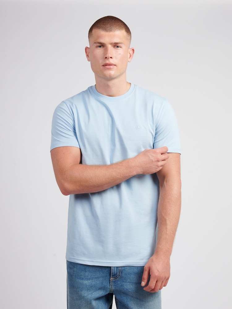 Jack Wills Chambray Blue Sandleford T-Shirt - Image 1 of 3 Jack Wills Chambray Blue Sandleford T-Shirt - Image 1 of 3