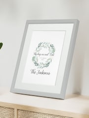 Personalised Anniversary “I Do” Keepsake Framed Print by Jonnys Sister - Image 1 of 3