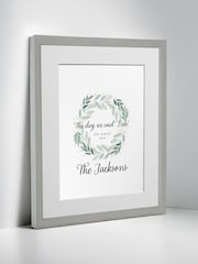 Personalised Anniversary “I Do” Keepsake Framed Print by Jonnys Sister - Image 2 of 3