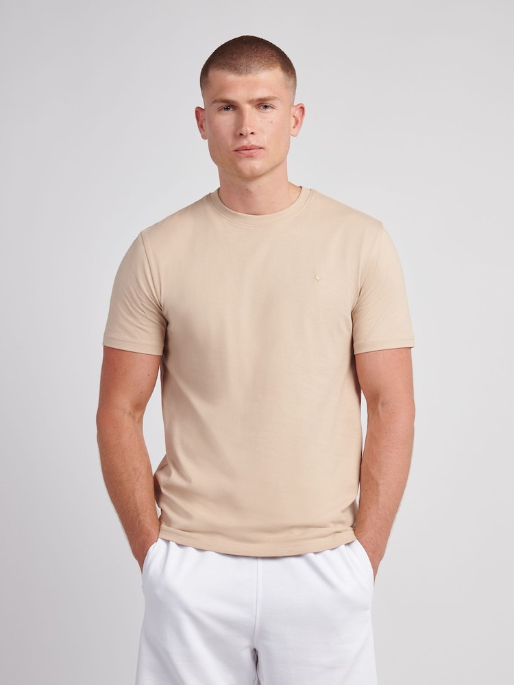 Jack Wills Nude Sandleford T-Shirt - Image 1 of 3 Jack Wills Nude Sandleford T-Shirt - Image 1 of 3