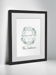 Personalised Anniversary “I Do” Keepsake Framed Print by Jonnys Sister - Image 2 of 3