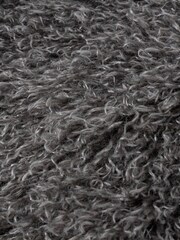 Furn Grey Rowan Faux Fur Throw - Image 3 of 3