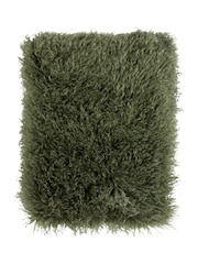 Furn Khaki Rowan Faux Fur Throw - Image 2 of 3
