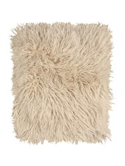 Furn Natural Rowan Faux Fur Throw - Image 2 of 3