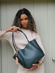 Luella Grey Blue Floella Tote - Image 6 of 8