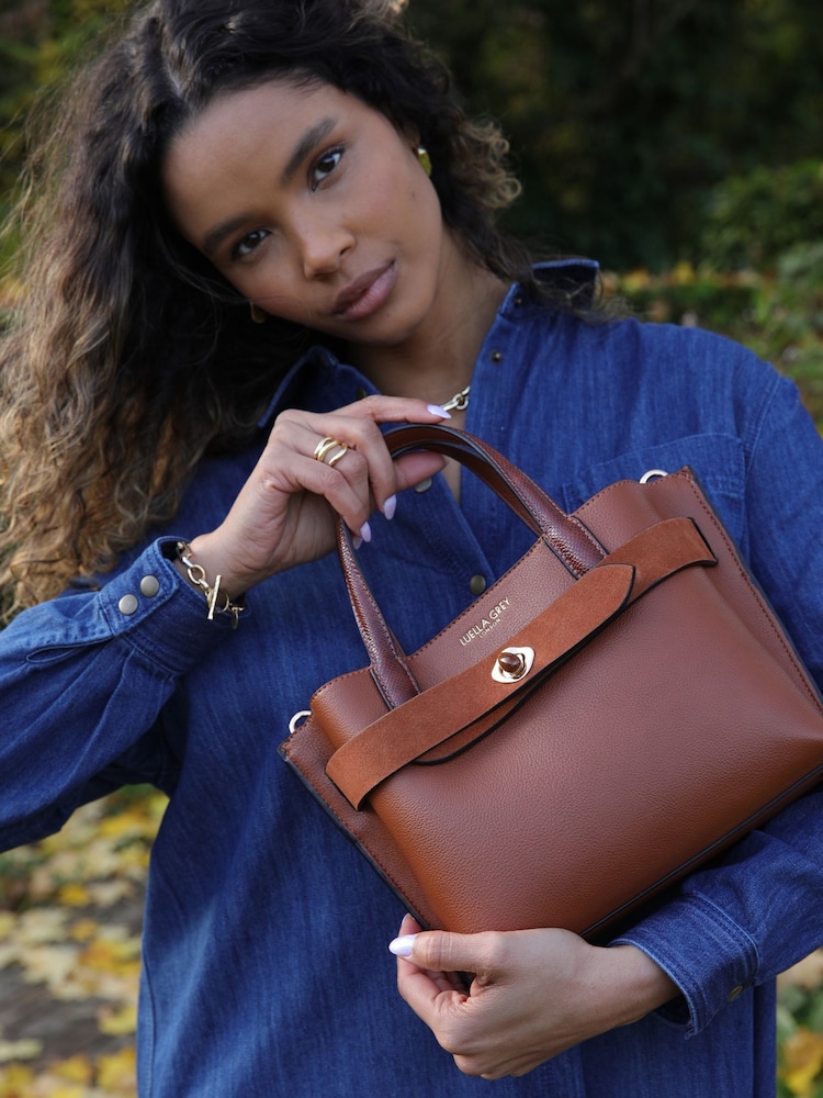 Luella Grey Cream Oriel Cross-Body Bag - Image 2 of 7 Luella Grey Cream Oriel Cross-Body Bag - Image 2 of 7