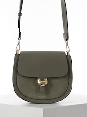 Luella Grey Luella Grey Green Venetia Saddle Cross-Body Bag - Slika 1 iz 8