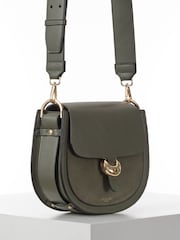 Luella Grey Luella Grey Green Venetia Saddle Cross-Body Bag - Slika 2 iz 8