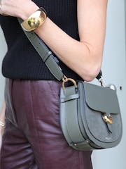 Luella Grey Luella Grey Green Venetia Saddle Cross-Body Bag - Slika 6 iz 8