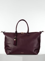 Luella Grey Purple Lana Travel Weekender Bag - Image 1 of 7