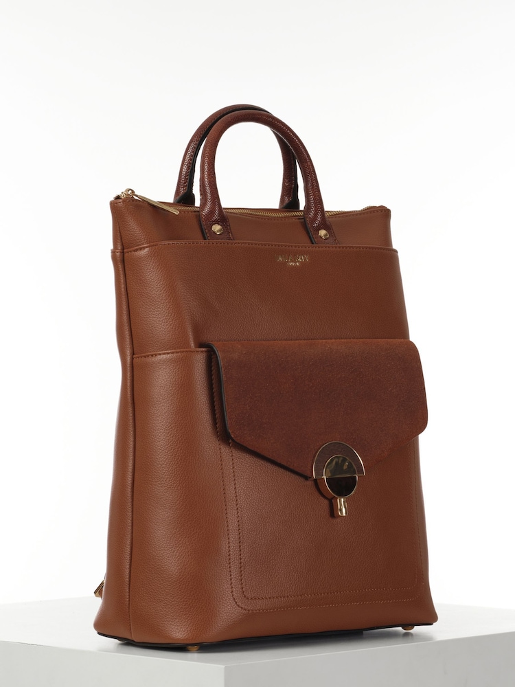 Luella Grey Tan Sally Laptop Backpack - Slika 2 iz 8