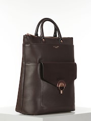 Luella Grey Luella Grey Sally Laptop Brown Backpack - Imagen 2 de 9