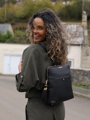 Luella Grey Bridget Casual Black Backpack - Image 5 of 7