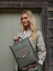 Luella Grey Green Sally Laptop Backpack - Image 7 of 8